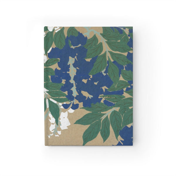 Wisteria Illustration Ruled Hardback Journal