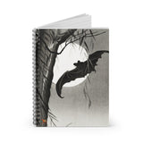 Bat & Full Moon Ruled Spiral Notebook