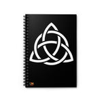 Celtic Trinity Knot in Circle Ruled Spiral Notebook