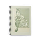 Art Nouveau Seahorse Ruled Spiral Notebook