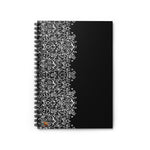 Elegant Lace Border Ruled Spiral Notebook