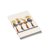 Egyptian Gods Ruled Hardback Journal