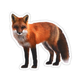 Red Fox Kiss-Cut Sticker