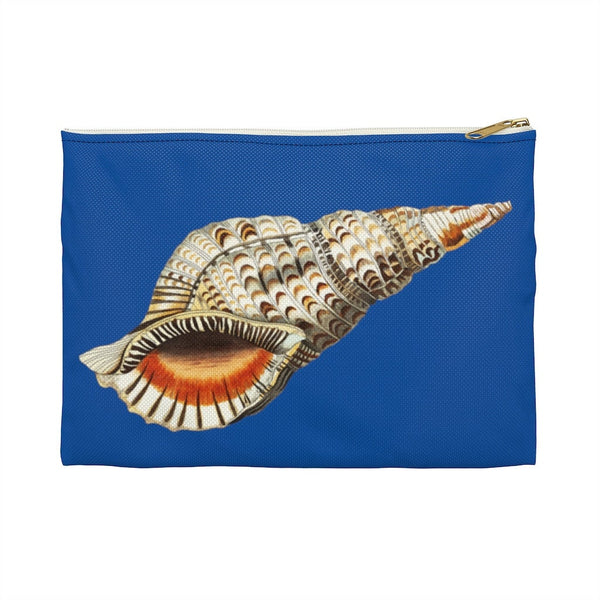 Tritonian murex or Sea trumpet Illustration Sea Shell Accessory Pouch