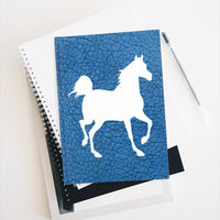 Arabian White Silhouette Ruled Hardback Journal