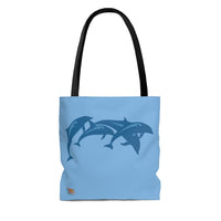 Leaping Dophins Tote Bag