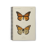 Danais Archippus, The Southern Monarch Butterfly Ruled Spiral Notebook