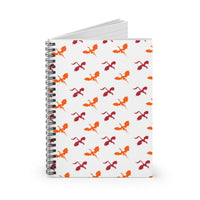 Dragons Fighting Ruled Spiral Notebook
