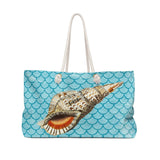 Tritonian murex or Sea Trumpet Sea Shell Beach Bag