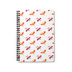 Dragons Fighting Ruled Spiral Notebook