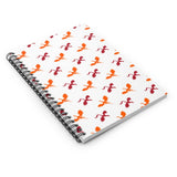 Dragons Fighting Ruled Spiral Notebook