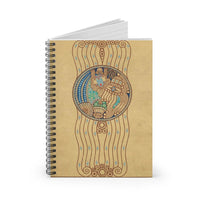 Abstract Ruled Spiral Notebook