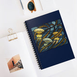 Jellyfish Ruled Spiral Notebook