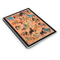Horses Ruled Spiral Notebook