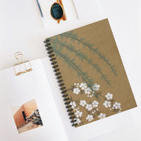 Cherry Blossoms Ruled Spiral Notebook