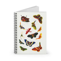 Chinese Butterfly Ruled Spiral Notebook