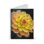 Dahlia Flower #1 Ruled Spiral Notebook