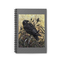 Crow Ruled Spiral Notebook
