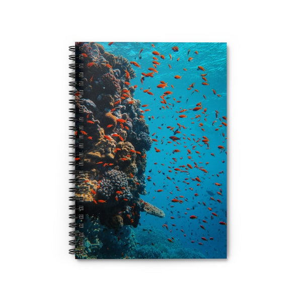 Coral Reef Ruled Spiral Notebook