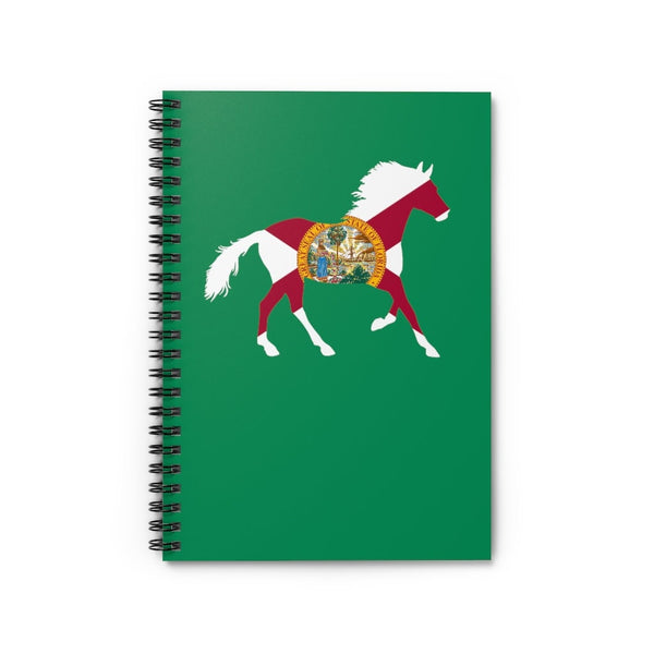 Florida Horse Ruled Spiral Notebook