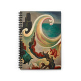 Sea Fantasy 1 Ruled Spiral Notebook