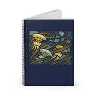 Jellyfish Ruled Spiral Notebook