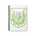 Scotland Thistle Ruled Spiral Notebook