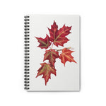 Autumn Leaves Ruled Spiral Notebook