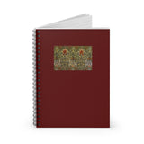 Floral Print Ruled Spiral Notebook