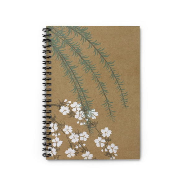 Cherry Blossoms Ruled Spiral Notebook