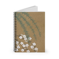 Cherry Blossoms Ruled Spiral Notebook