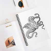 Vyvern and Snake Ruled Spiral Notebook