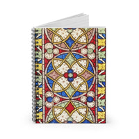 Stained Glass Ruled Spiral Notebook