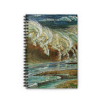 Neptune's Horses Ruled Spiral Notebook