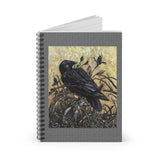 Crow Ruled Spiral Notebook