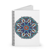 Arabesque Design Ruled Spiral Notebook