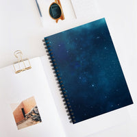 The Night Sky Ruled Spiral Notebook
