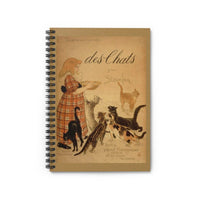 Cats Ruled Spiral Notebook