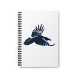 Raven Ruled Spiral Notebook