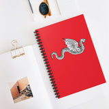 Winged Serpent Ruled Spiral Notebook