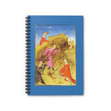 Medieval Women Hunting Ruled Spiral Notebook