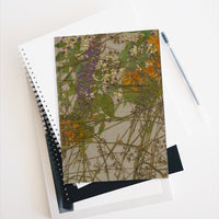 Wild Flowers Ruled Hardback Journal