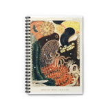 Great Barrier Reef Illustration Ruled Spiral Notebook