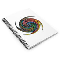 Color Pencils Spiraled Ruled Spiral Notebook