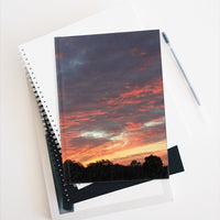 Florida Sunset Ruled Hardcover Journal