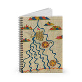 Renaissance Turkish Map of the Nile Spiral Notebook - Ruled Line