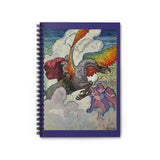 Feathered Dragon and Knight Ruled Spiral Notebook