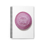 Smiling Red Onion Ruled Spiral Notebook