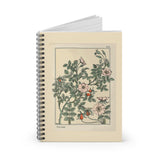 Wild Rose Ruled Spiral Notebook