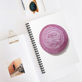 Smiling Red Onion Ruled Spiral Notebook